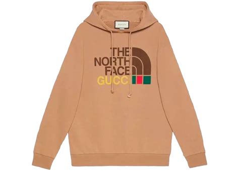 shop gucci the north face|gucci north face hoodie brown.